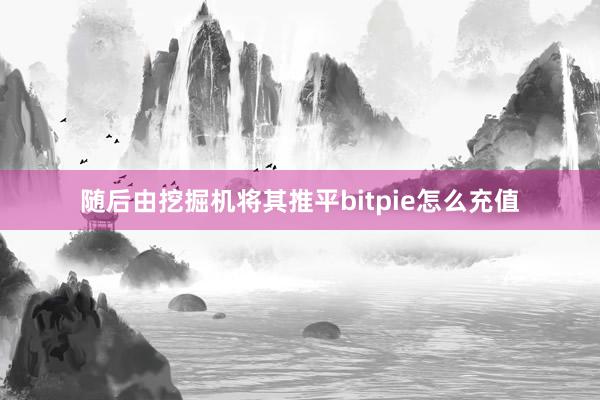 随后由挖掘机将其推平bitpie怎么充值