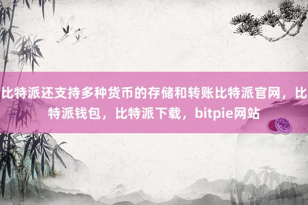 比特派还支持多种货币的存储和转账比特派官网，比特派钱包，比特派下载，bitpie网站