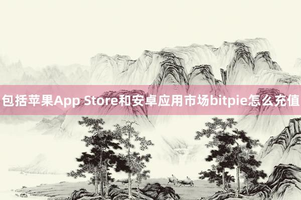 包括苹果App Store和安卓应用市场bitpie怎么充值