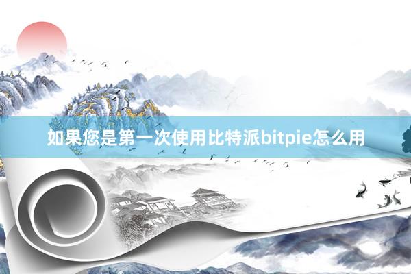 如果您是第一次使用比特派bitpie怎么用