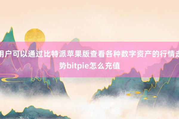 用户可以通过比特派苹果版查看各种数字资产的行情走势bitpie怎么充值