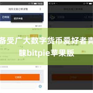 备受广大数字货币爱好者青睐bitpie苹果版