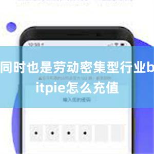 同时也是劳动密集型行业bitpie怎么充值