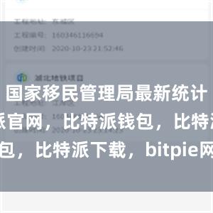 国家移民管理局最新统计显示比特派官网，比特派钱包，比特派下载，bitpie网站