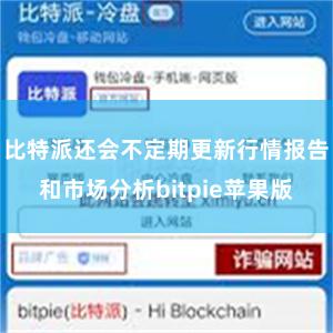 比特派还会不定期更新行情报告和市场分析bitpie苹果版