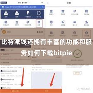 比特派钱还拥有丰富的功能和服务如何下载bitpie